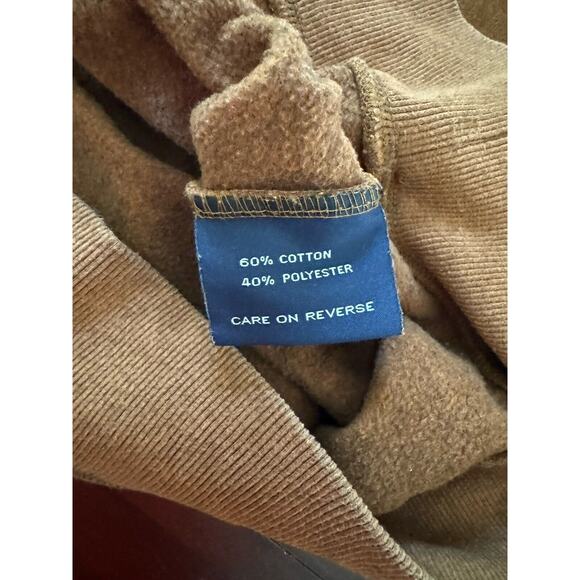 GH Bass Sweater Men's XL Rust Brown Pullover Long Sleeve Crew Neck Winter Fall - Picture 4 of 8